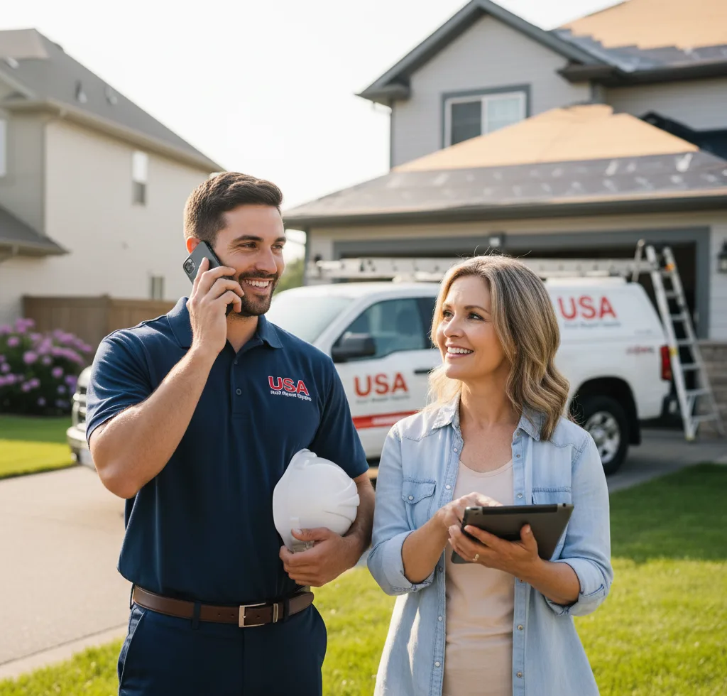 USA Roof Repair Experts customer support in Addison
